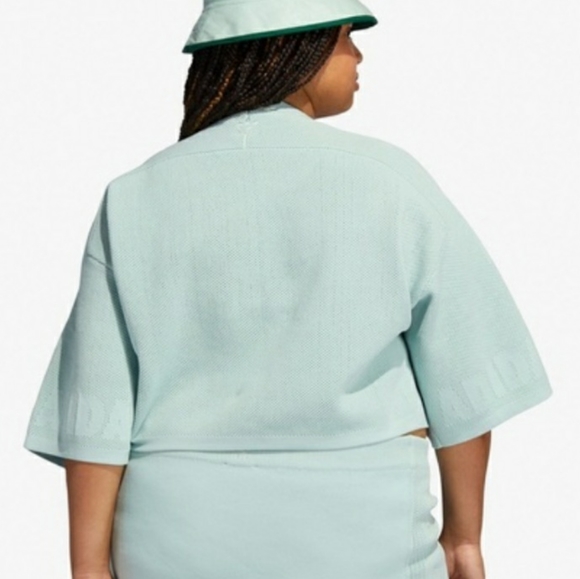 ADIDAS x IVY PARK Knit Crop Jersey Top - Picture 3 of 5